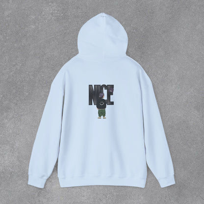 NICE Yazılı Grafik Baskılı Erkek Kapüşonlu Sweatshirt