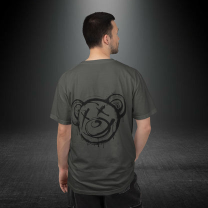 Copy of Head Up Hand Sign T-Shirt | Graffiti Bear Back Print, Streetwear Tee