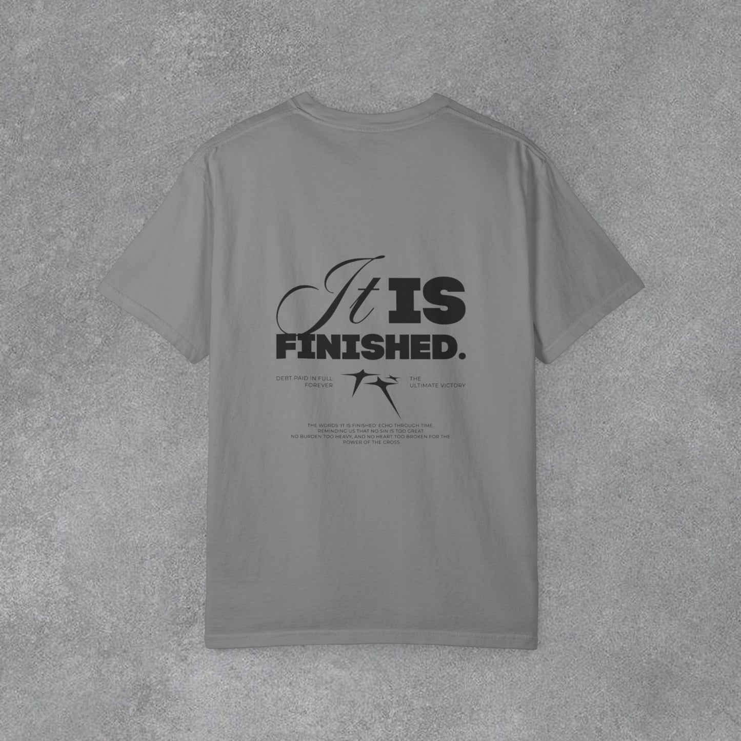 Copy of Roaring Panthers Graphic T-Shirt | It Is Finished Back Print