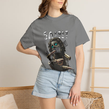 Copy of Skull Graphic T-Shirt | Gothic Tattoo Streetwear Tee | Vintage Washed Cotton Shirt | Shark Back Print | Unisex Graphic Tee