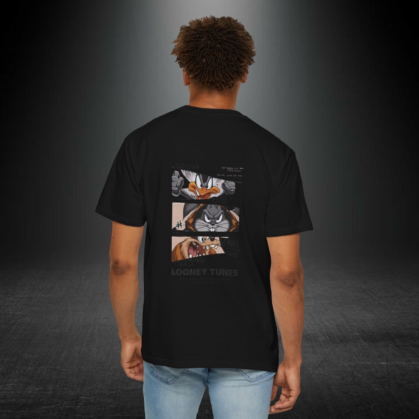 Copy of Vintage Comic Panel Graphic T-Shirt | Retro Crisis Text Tee | Garment Dyed Cotton Shirt | Streetwear Graphic Tee | Unisex Gift