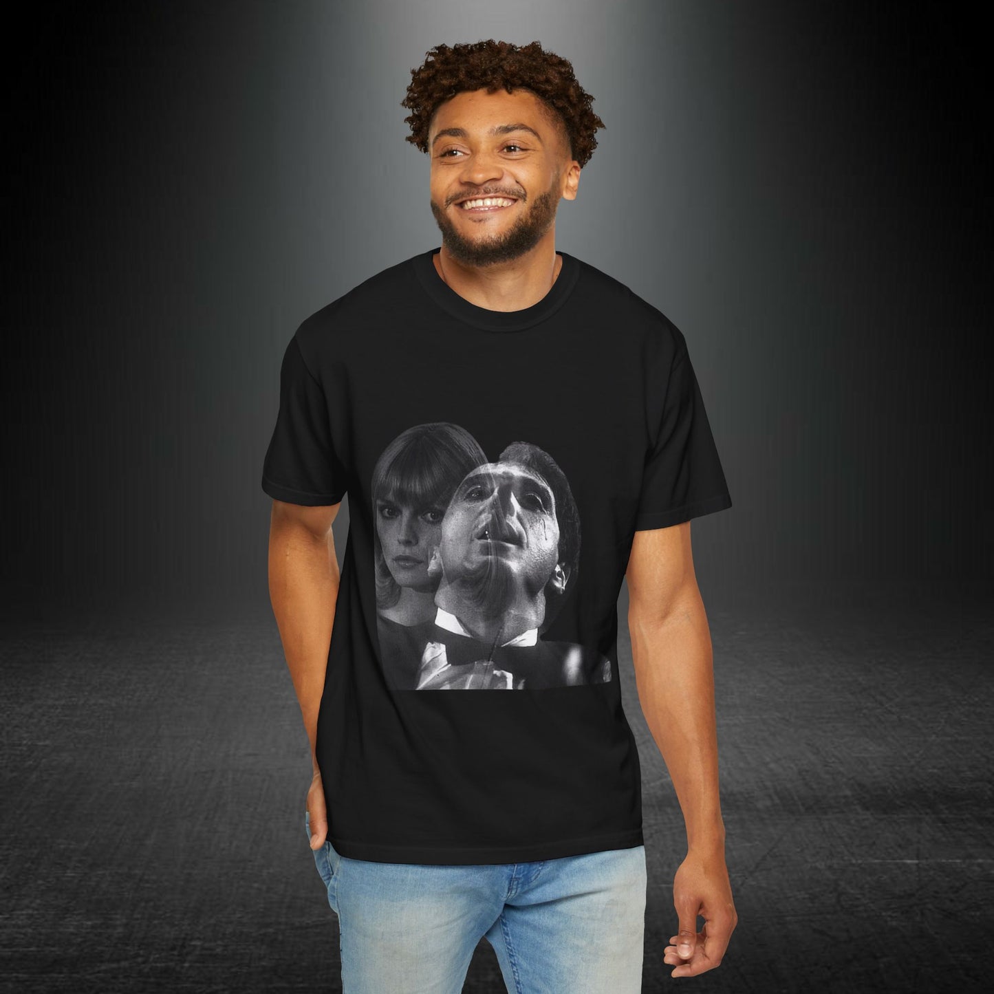 Copy of The World Is Yours smoke design T-Shirt | Scarface inspired movie portrait
