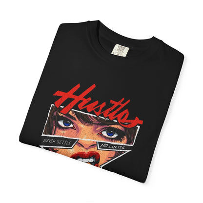 Copy of Lightning Face Graphic T-Shirt | Retro Pinup Eye Tee | Vintage Streetwear Shirt | Garment Dyed Cotton Tee | Unisex Graphic Shirt