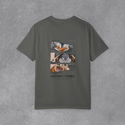 Copy of Vintage Comic Panel Graphic T-Shirt | Retro Crisis Text Tee | Garment Dyed Cotton Shirt | Streetwear Graphic Tee | Unisex Gift