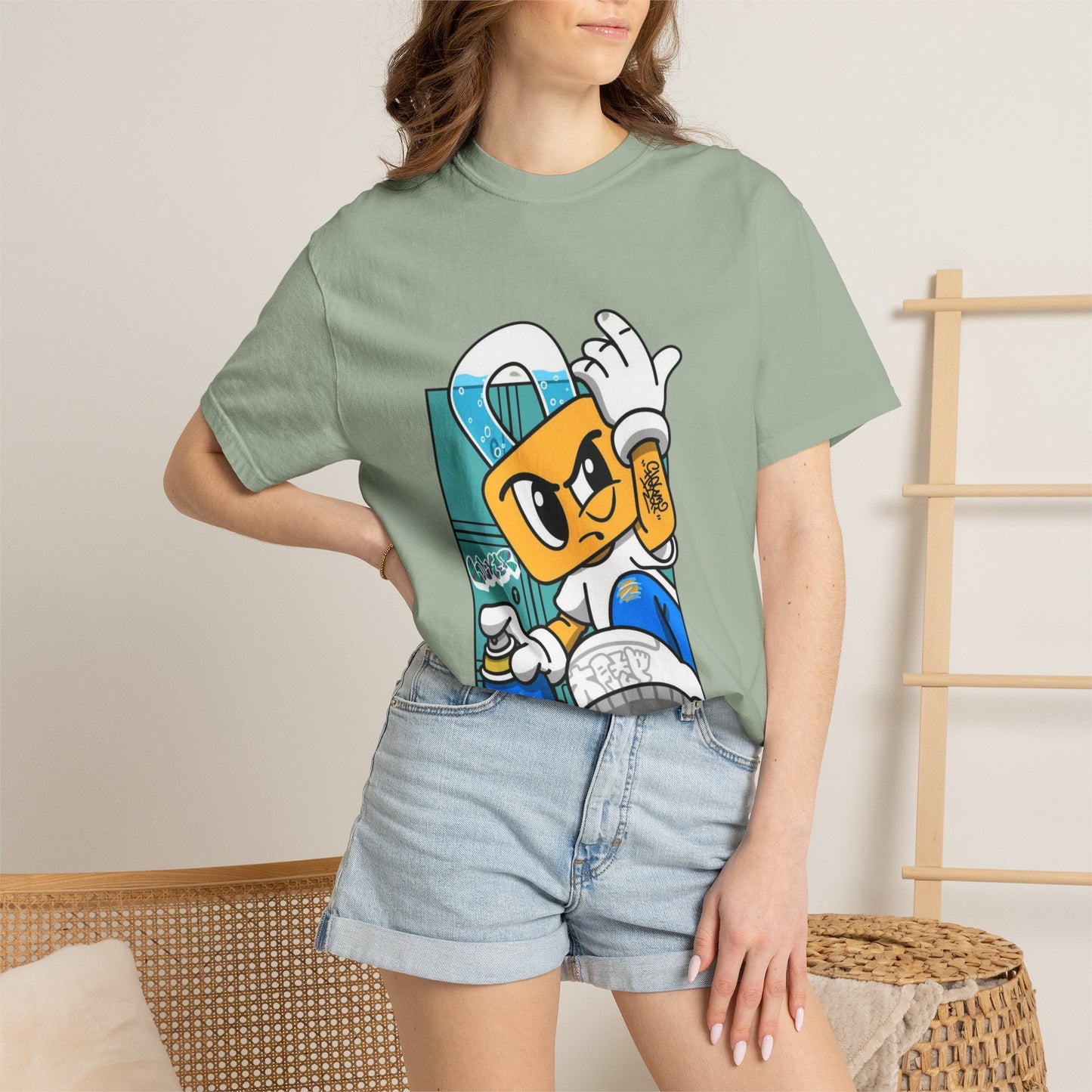 Copy of Skate Cartoon Character T-shirt | Off The Wall Graphic Tee