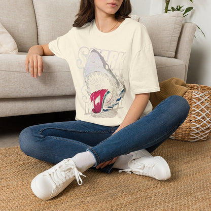 Copy of Comfort Colors Shark Shirt, Tropical Ocean Graphic Tee, Coastal Beach Shirt, Colorful Sea Life Tee, Summer Vacation Gift