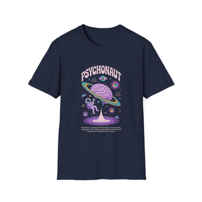 Copy of Psychonaut Brain Planet T-Shirt | Psychedelic Space Graphic Tee | Cosmic Astronaut Retro Vintage Unisex Shirt