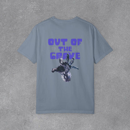 Copy of Out of the Grave zombie hand T-Shirt | band silhouette front