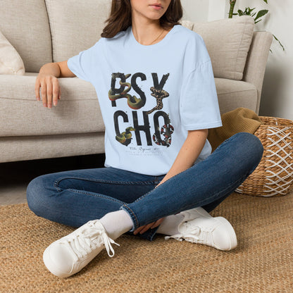 Copy of Psycho Snake Typography T-Shirt | Snake Lettering Tee