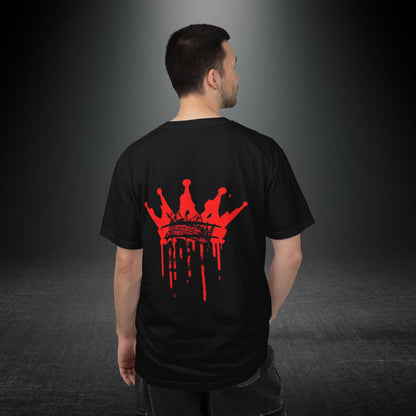 Copy of Justice Angel Illustration T-shirt | Dripping Crown Back Print