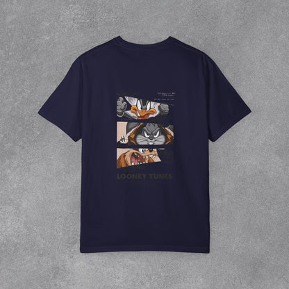 Copy of Vintage Comic Panel Graphic T-Shirt | Retro Crisis Text Tee | Garment Dyed Cotton Shirt | Streetwear Graphic Tee | Unisex Gift