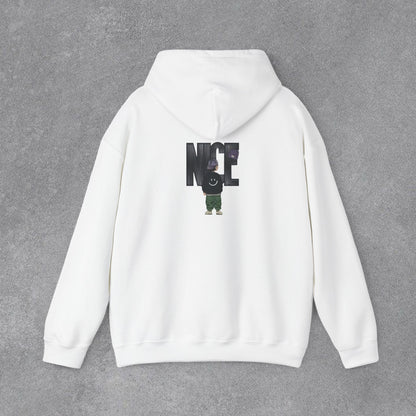 NICE Yazılı Grafik Baskılı Erkek Kapüşonlu Sweatshirt