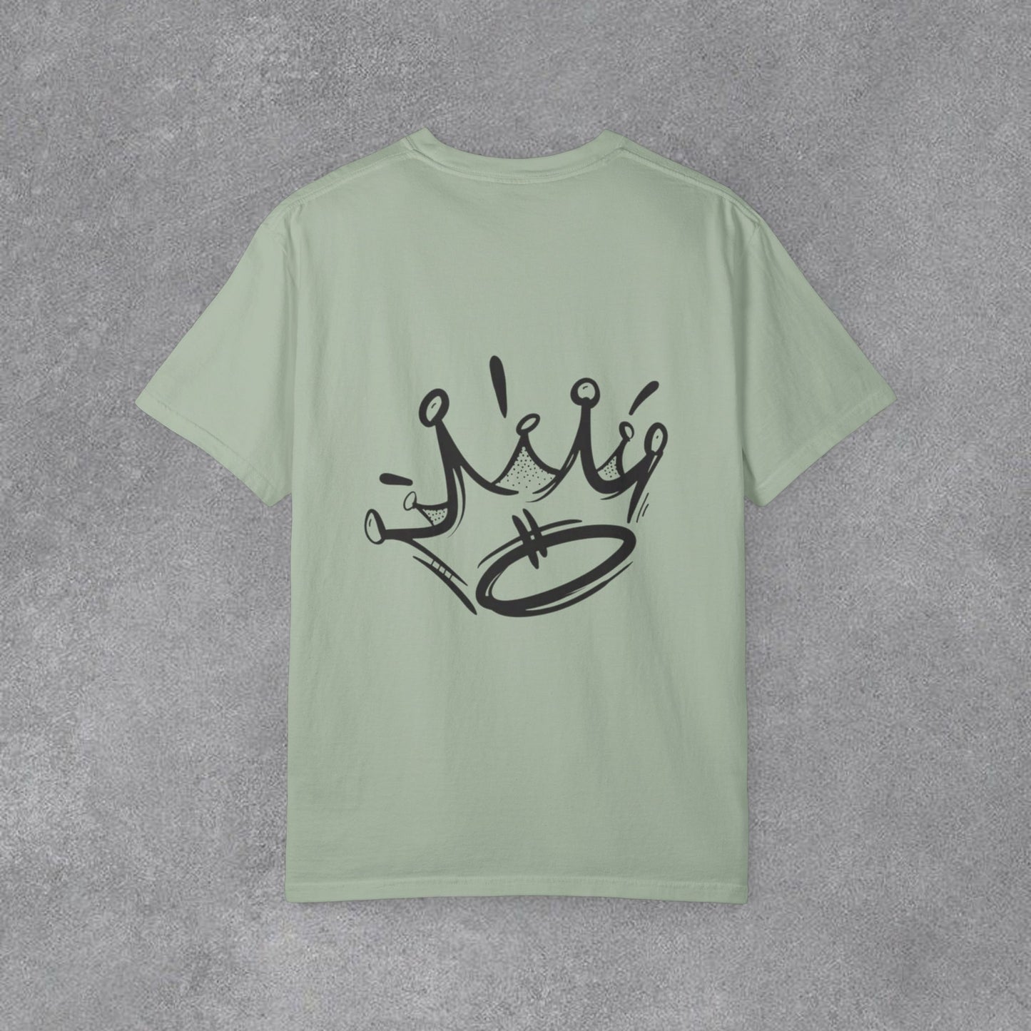 Copy of Shark Attack Surfing Skeleton T-shirt | Wave Illustration, Crown Back Print