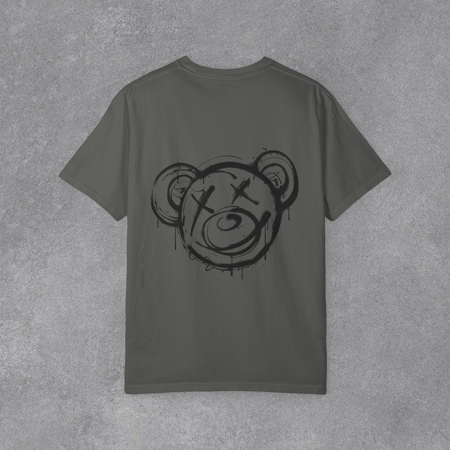 Copy of Head Up Hand Sign T-Shirt | Graffiti Bear Back Print, Streetwear Tee