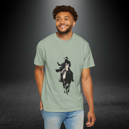 Copy of Vintage Cowboy Silhouette T-shirt | , Western Roseo Tee , Cowboy Graphic tshirt , Horse Lover Gift , Country Western unisex Tee