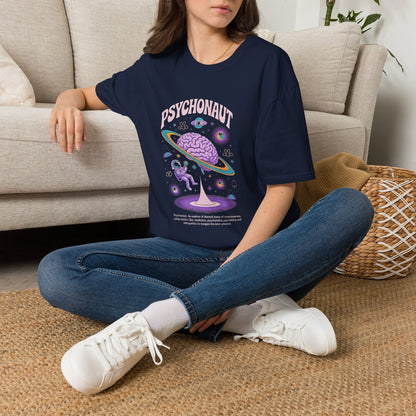 Copy of Psychonaut Brain Planet T-Shirt | Psychedelic Space Graphic Tee | Cosmic Astronaut Retro Vintage Unisex Shirt
