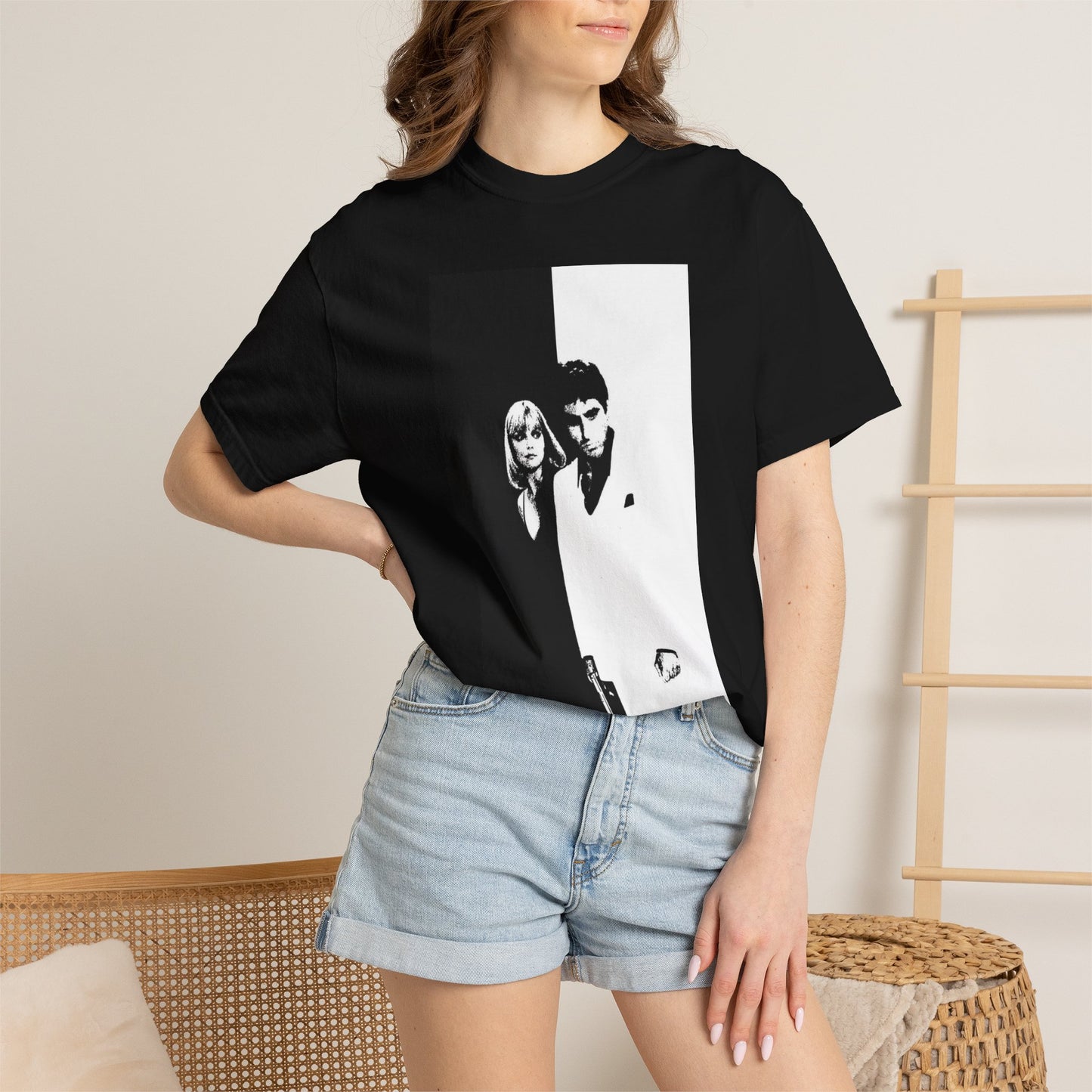 Copy of Scarface Tshirt, Tony Montana T-Shirt, Classic Movie Tee, Gangster Graphic Tee, Unisex Vintage Film Appare