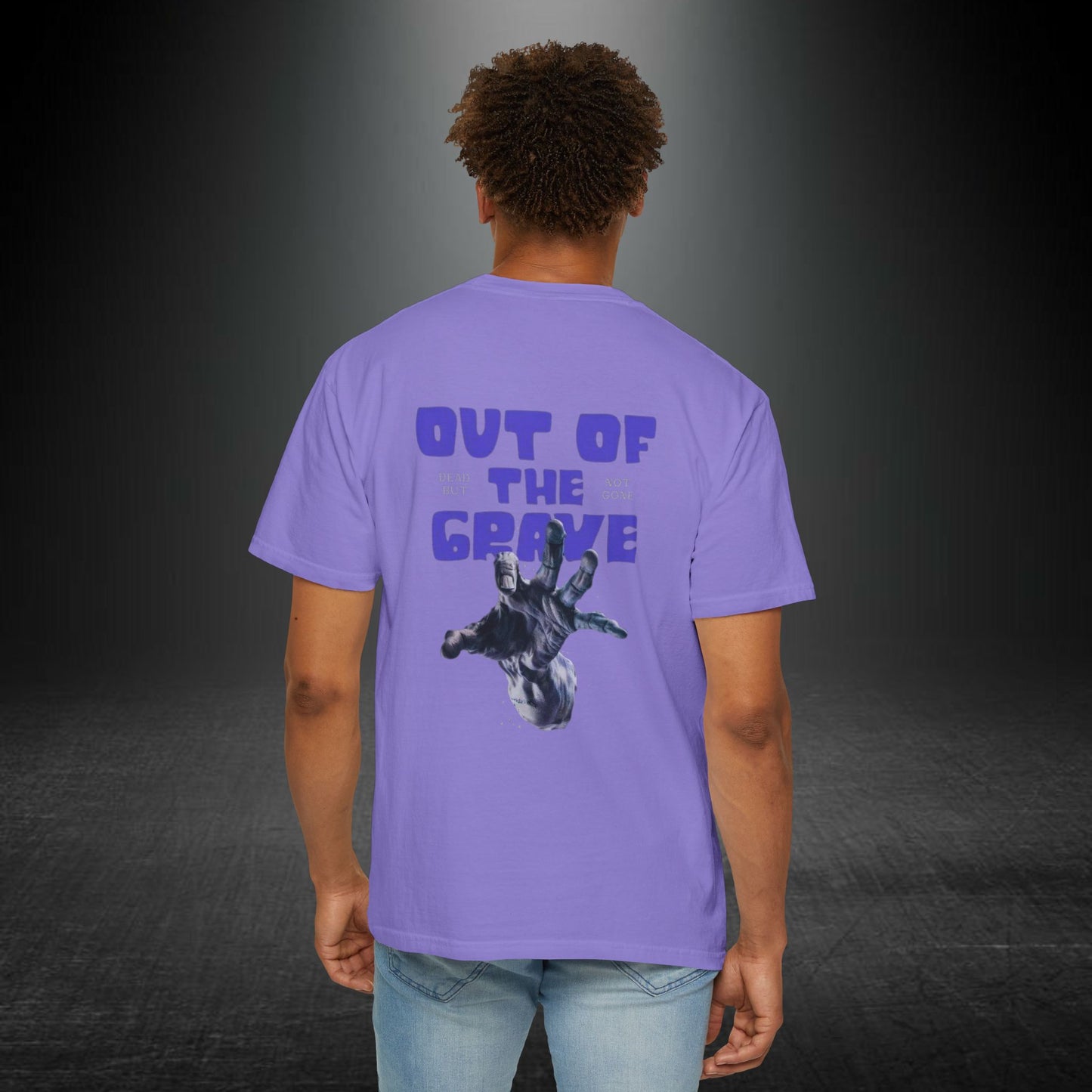 Copy of Out of the Grave zombie hand T-Shirt | band silhouette front