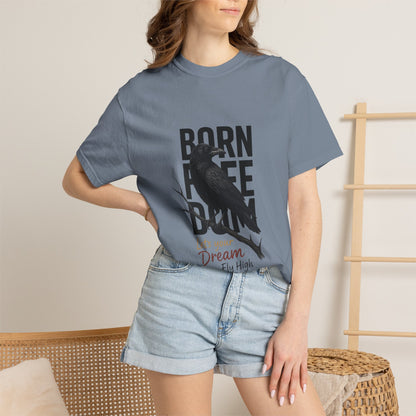 Copy of Born to Be Free Raven silhouette tee | Born to Be Free T-Shirt