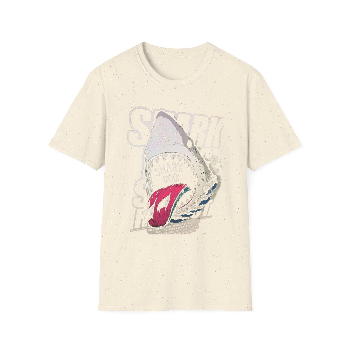 Copy of Comfort Colors Shark Shirt, Tropical Ocean Graphic Tee, Coastal Beach Shirt, Colorful Sea Life Tee, Summer Vacation Gift