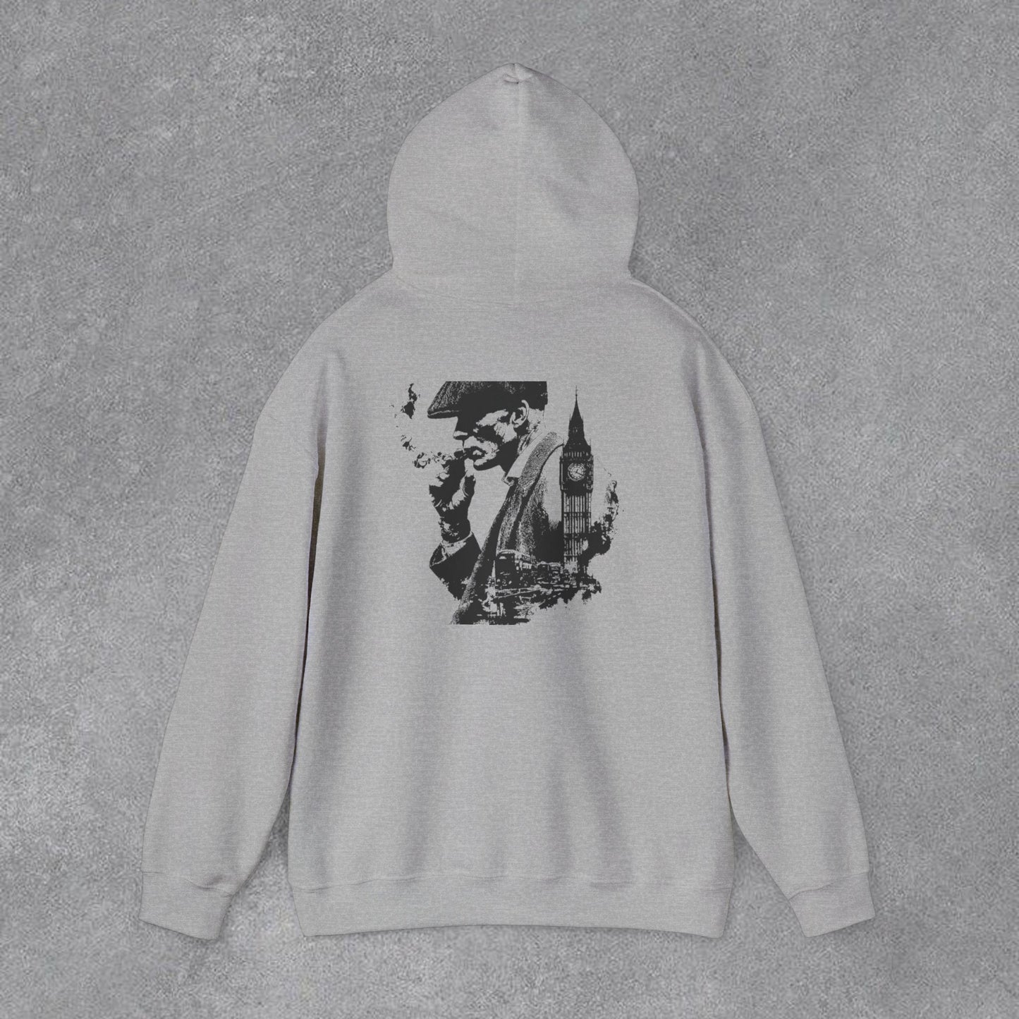 Thomas Shelby Vintage Baskılı Erkek Kapüşonlu Sweatshirt