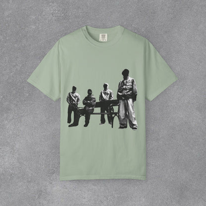 Copy of Out of the Grave zombie hand T-Shirt | band silhouette front