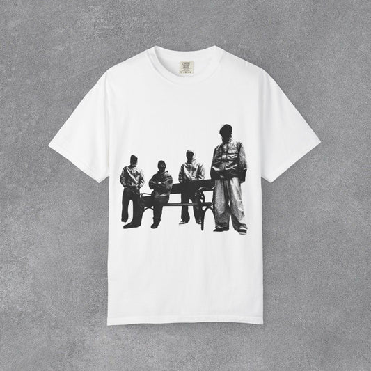 Copy of Out of the Grave zombie hand T-Shirt | band silhouette front