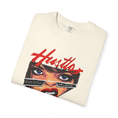 Copy of Lightning Face Graphic T-Shirt | Retro Pinup Eye Tee | Vintage Streetwear Shirt | Garment Dyed Cotton Tee | Unisex Graphic Shirt