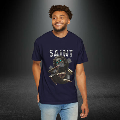 Copy of Skull Graphic T-Shirt | Gothic Tattoo Streetwear Tee | Vintage Washed Cotton Shirt | Shark Back Print | Unisex Graphic Tee