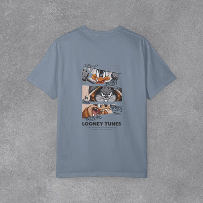 Copy of Vintage Comic Panel Graphic T-Shirt | Retro Crisis Text Tee | Garment Dyed Cotton Shirt | Streetwear Graphic Tee | Unisex Gift