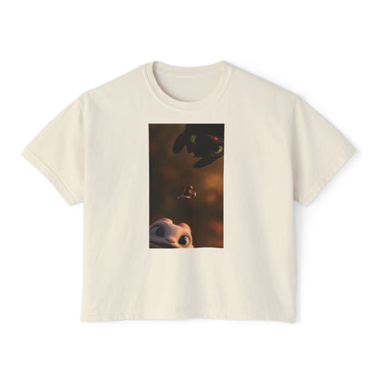 Copy of Dragon and Rider Illustration Tee | Cute Fantasy Creature T-Shirt