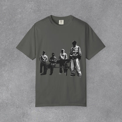 Copy of Out of the Grave zombie hand T-Shirt | band silhouette front
