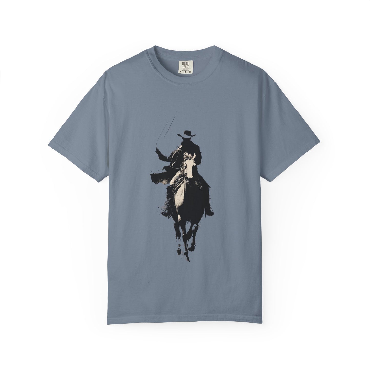 Copy of Vintage Cowboy Silhouette T-shirt | , Western Roseo Tee , Cowboy Graphic tshirt , Horse Lover Gift , Country Western unisex Tee
