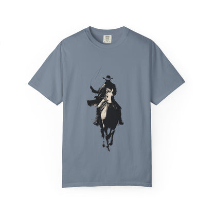 Copy of Vintage Cowboy Silhouette T-shirt | , Western Roseo Tee , Cowboy Graphic tshirt , Horse Lover Gift , Country Western unisex Tee