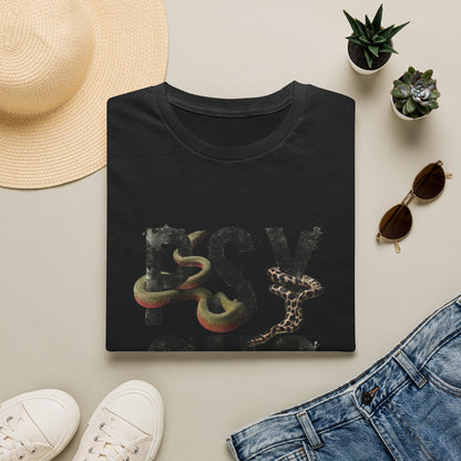 Copy of Psycho Snake Typography T-Shirt | Snake Lettering Tee