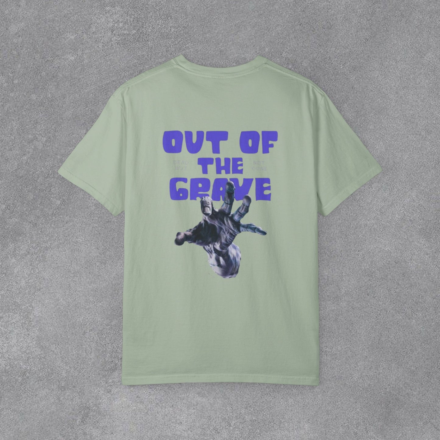Copy of Out of the Grave zombie hand T-Shirt | band silhouette front