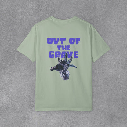 Copy of Out of the Grave zombie hand T-Shirt | band silhouette front