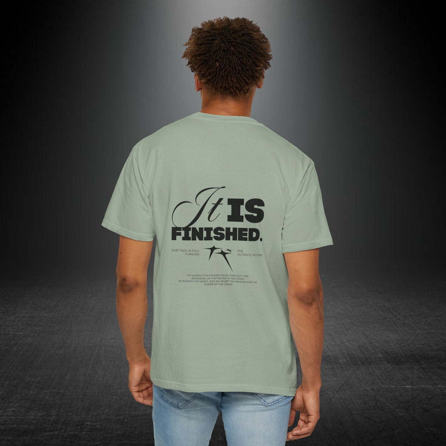 Copy of Roaring Panthers Graphic T-Shirt | It Is Finished Back Print