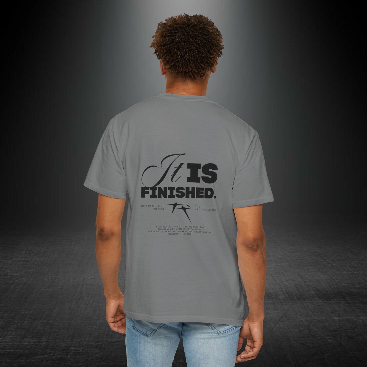 Copy of Roaring Panthers Graphic T-Shirt | It Is Finished Back Print