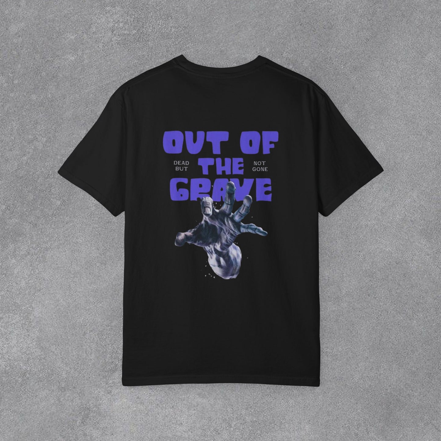 Copy of Out of the Grave zombie hand T-Shirt | band silhouette front