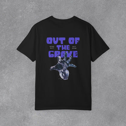 Copy of Out of the Grave zombie hand T-Shirt | band silhouette front