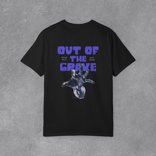 Copy of Out of the Grave zombie hand T-Shirt | band silhouette front