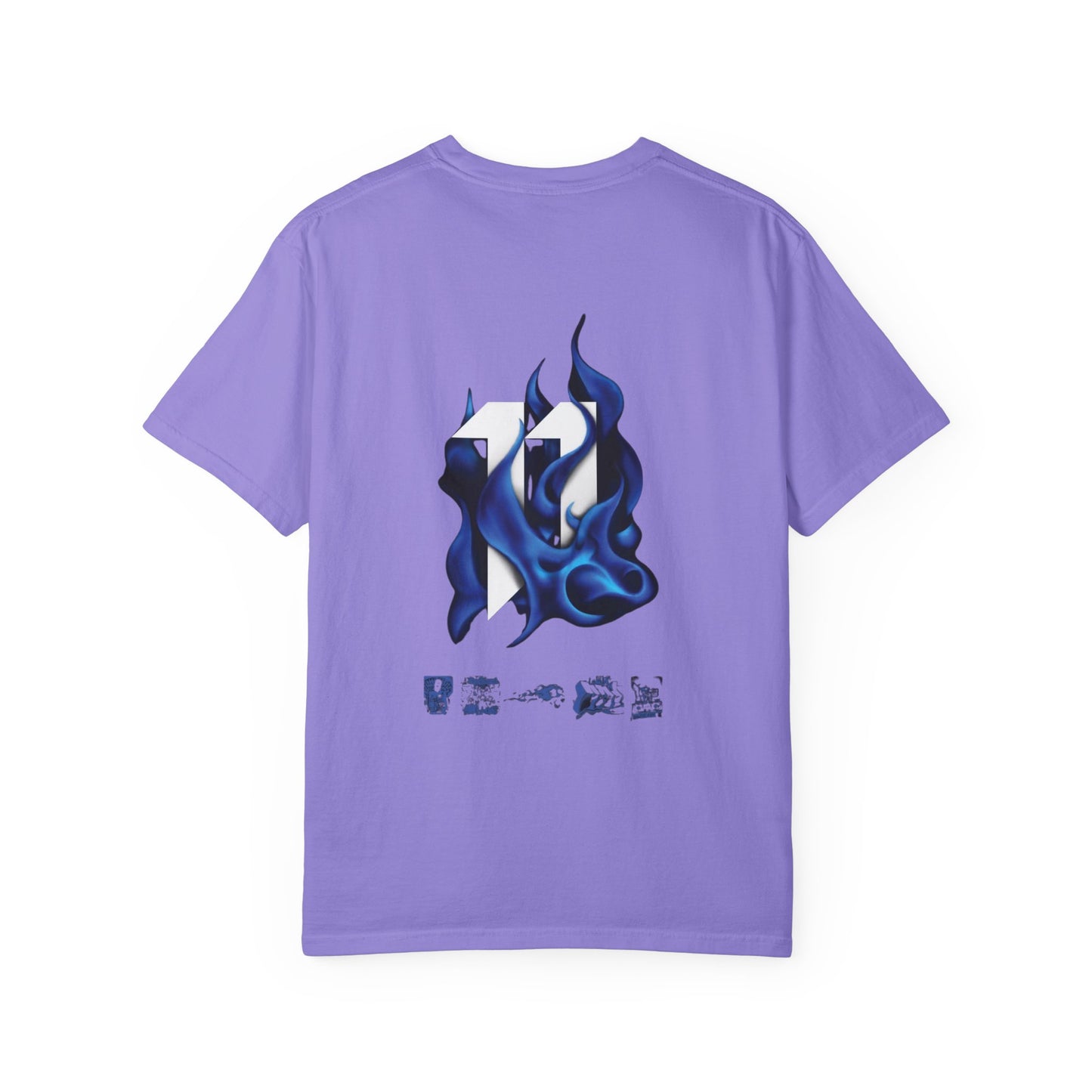 Copy of SRRND Silhouette Band Tee | Graphic T-Shirt with Blue Flame Back Design