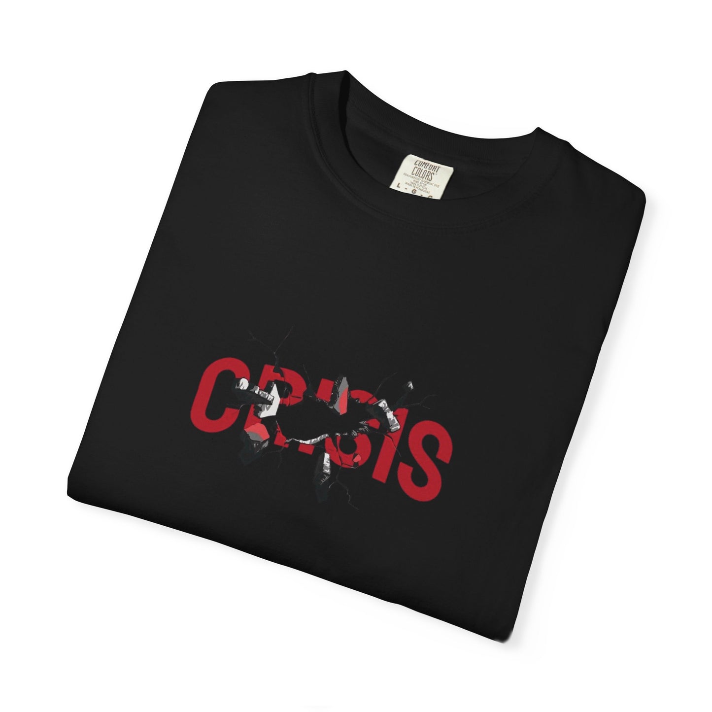 Copy of Vintage Comic Panel Graphic T-Shirt | Retro Crisis Text Tee | Garment Dyed Cotton Shirt | Streetwear Graphic Tee | Unisex Gift