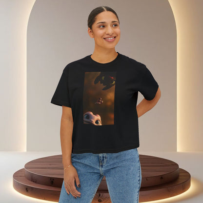 Copy of Dragon and Rider Illustration Tee | Cute Fantasy Creature T-Shirt
