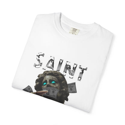 Copy of Skull Graphic T-Shirt | Gothic Tattoo Streetwear Tee | Vintage Washed Cotton Shirt | Shark Back Print | Unisex Graphic Tee