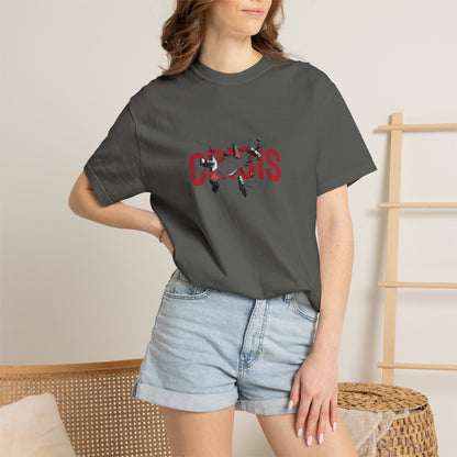 Copy of Vintage Comic Panel Graphic T-Shirt | Retro Crisis Text Tee | Garment Dyed Cotton Shirt | Streetwear Graphic Tee | Unisex Gift