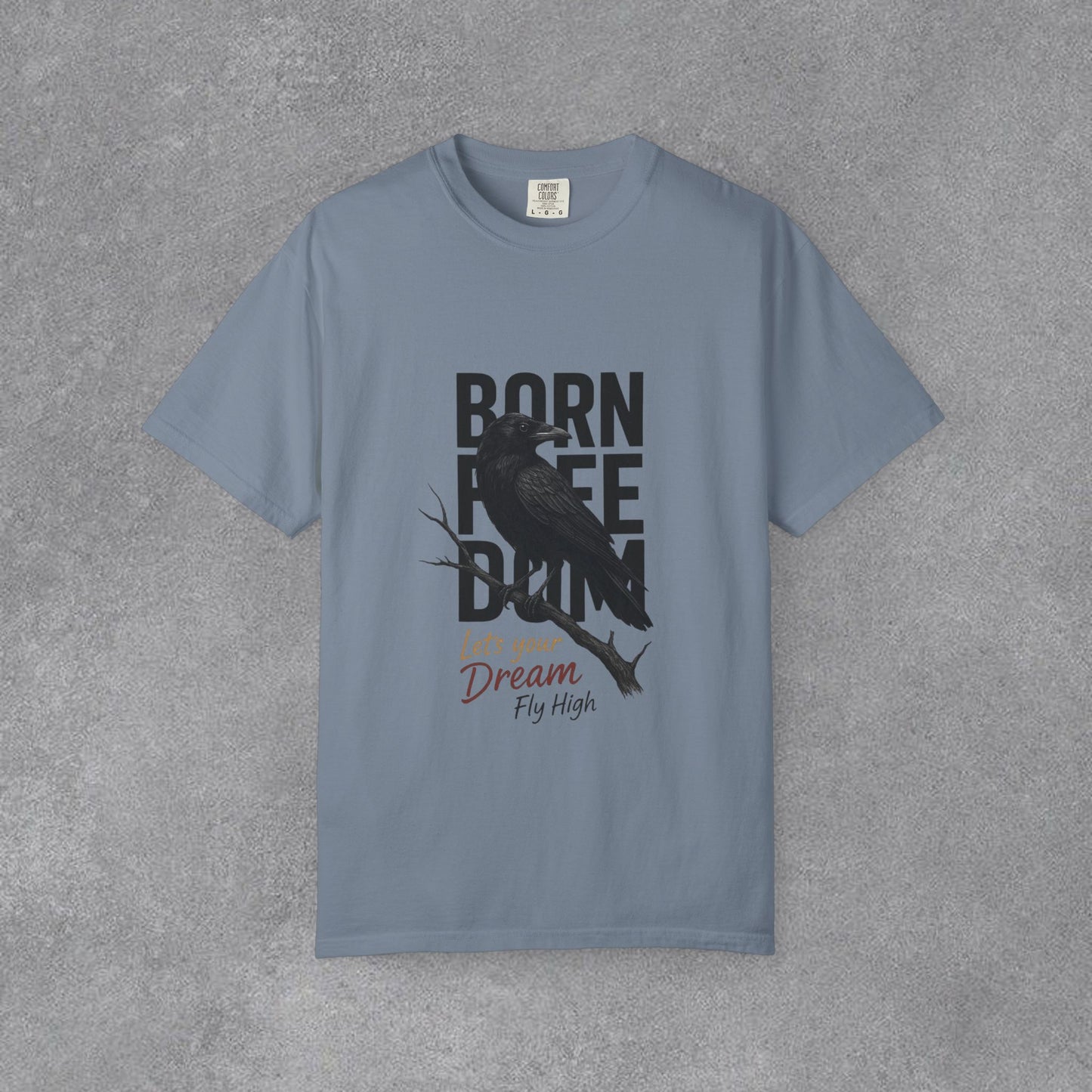 Copy of Born to Be Free Raven silhouette tee | Born to Be Free T-Shirt