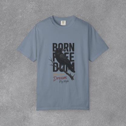 Copy of Born to Be Free Raven silhouette tee | Born to Be Free T-Shirt