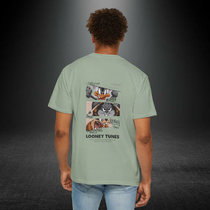 Copy of Vintage Comic Panel Graphic T-Shirt | Retro Crisis Text Tee | Garment Dyed Cotton Shirt | Streetwear Graphic Tee | Unisex Gift
